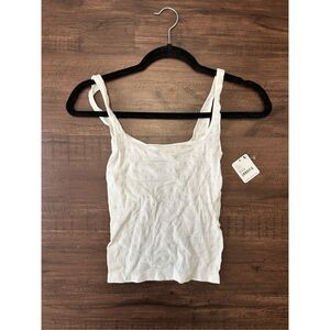 Free People NWT White Tank, Sz XS/Small